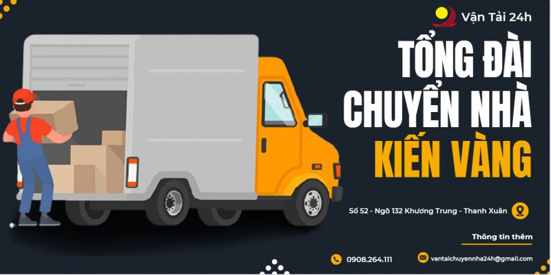 Tổng đài chuyển nhà Kiến Vàng