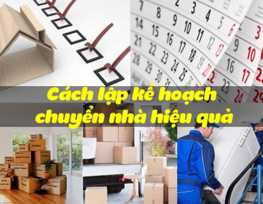 Cách lập kế hoạch chuyển nhà hiệu quả