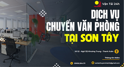 Chuyển văn phòng tại sơn tây