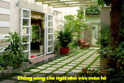 Chống nóng cho ngôi nhà vào mùa hè