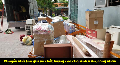 Chuyển nhà trọ giá rẻ chất lượng cao cho sinh viên, công nhân