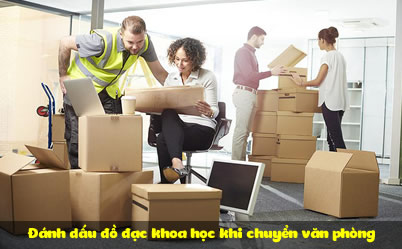 Đánh dấu đồ đạc đơn giản, khoa học khi chuyển văn phòng