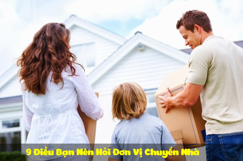 Điều Hỏi Đơn Vị Chuyển Nhà
