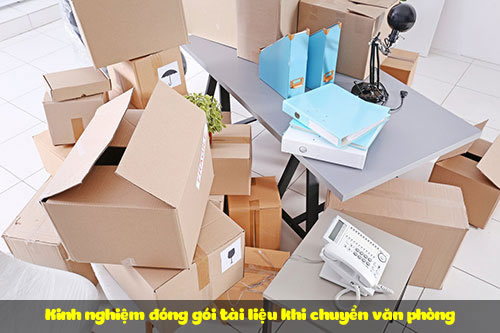 Kinh nghiệm đóng gói tài liệu khi chuyển văn phòng