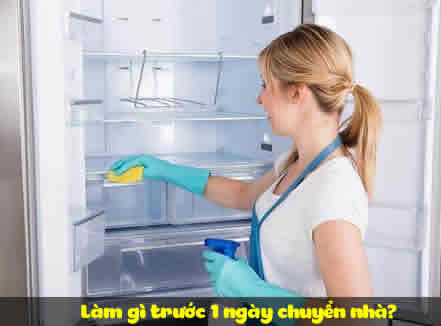 Làm gì trước 1 ngày chuyển nhà