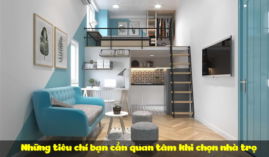 Những tiêu chí bạn cần quan tâm khi chọn nhà trọ