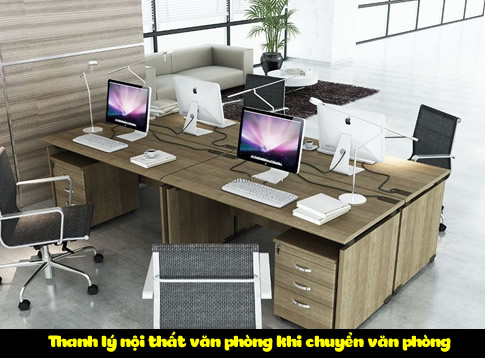 Thanh lý nội thất văn phòng khi chuyển văn phòng