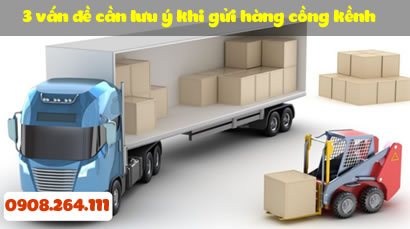 lưu ý gửi hàng cồng kềnh