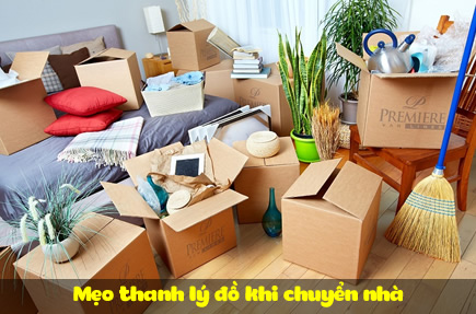 thanh lý đồ khi chuyển nhà