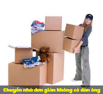 Chuyển nhà đơn giản không có đàn ông
