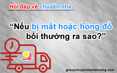 Nếu bị mất hoặc hỏng đồ bồi thường ra sao