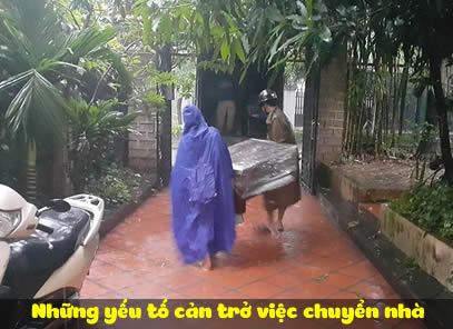 Những yếu tố cản trở việc chuyển nhà