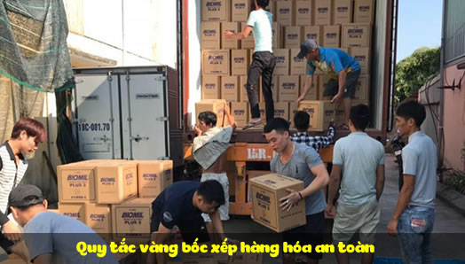 Quy tắc vàng bốc xếp hàng hóa an toàn