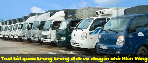 Taxi tải quan trọng trong dịch vụ chuyển nhà Kiến Vàng