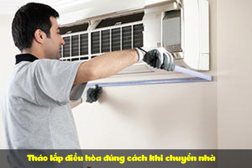 Tháo lắp điều hòa đúng cách khi chuyển nhà