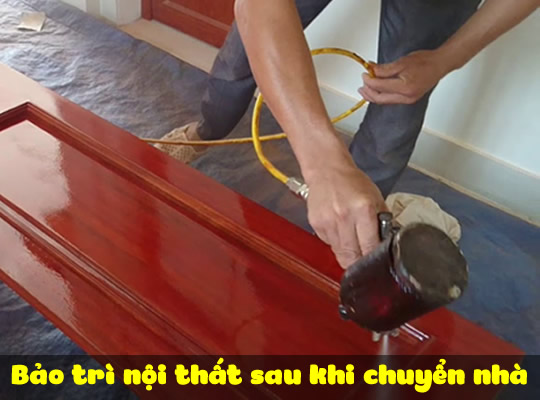 Bảo trì nội thất sau khi chuyển nhà