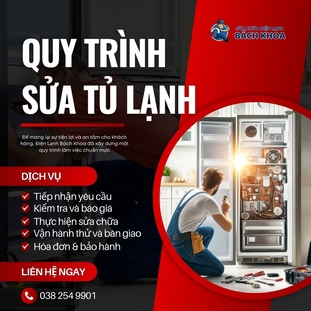 Quy trinh sua tu lanh
