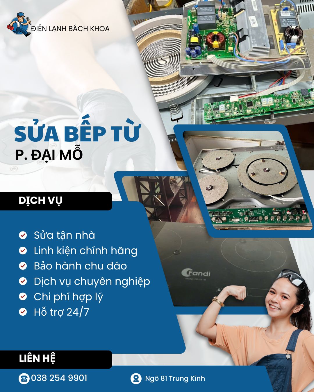 Sửa Bếp Từ Phường Đại Mỗ: Uy Tín – Có Mặt Sau 15 Phút – Chuyên Bếp Chung Cư sửa bếp từ phường đại mỗ