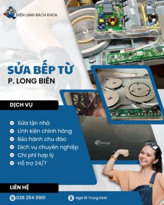 sửa bếp từ phường long biên