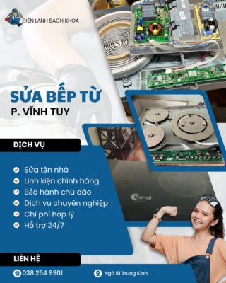sửa bếp từ phường vĩnh tuy
