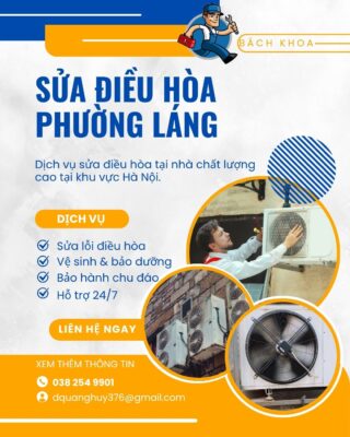 sửa chữa điều hòa Phường Láng