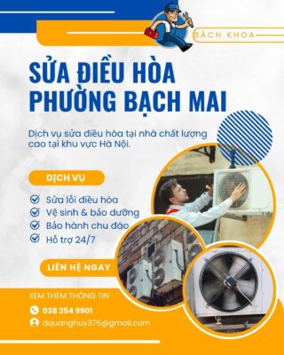 Sửa điều hòa phường Bạch Mai