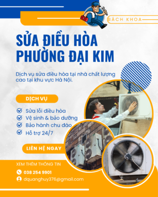 Sửa chữa điều hòa phường Đại Kim